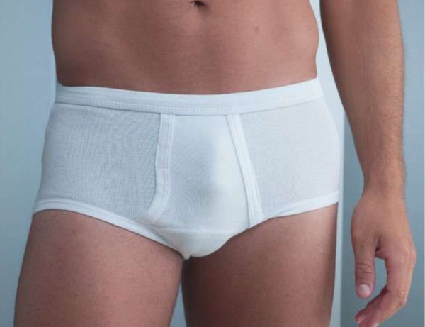 Calzoncillos slip de algodón 100 % Asman 141 blancos (pack de 6)