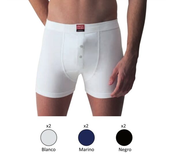 Calzoncillos bóxer de algodón Pierre Cardin 358 surtido (pack de 6)