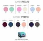 Bikini de algodón Naiara 200 colores surtidos (pack de 6)