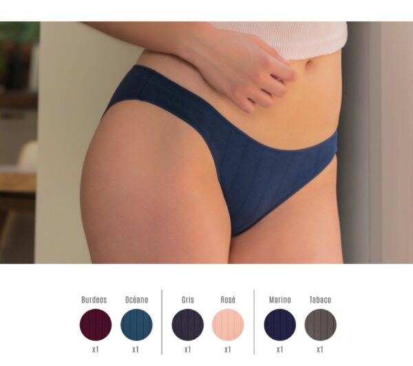 Bikini de algodón Naiara 200 surtido invierno (pack de 6)