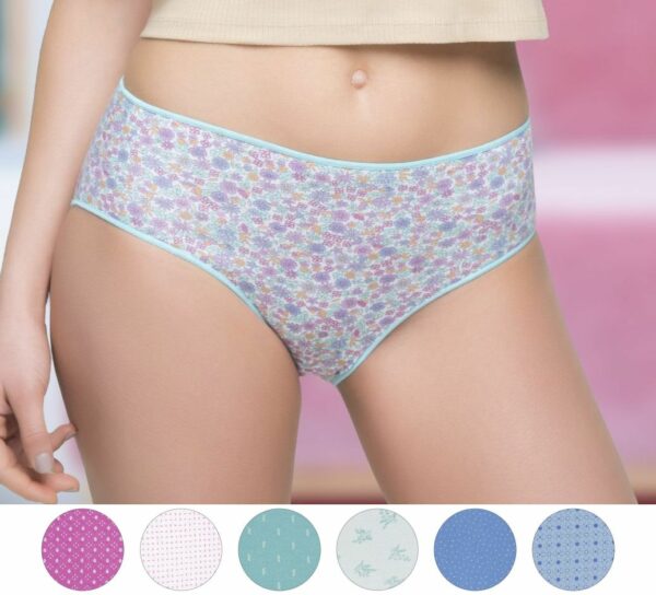 Braga midi de algodón Naiara 685 estampados surtidos (pack de 6 o de 12)