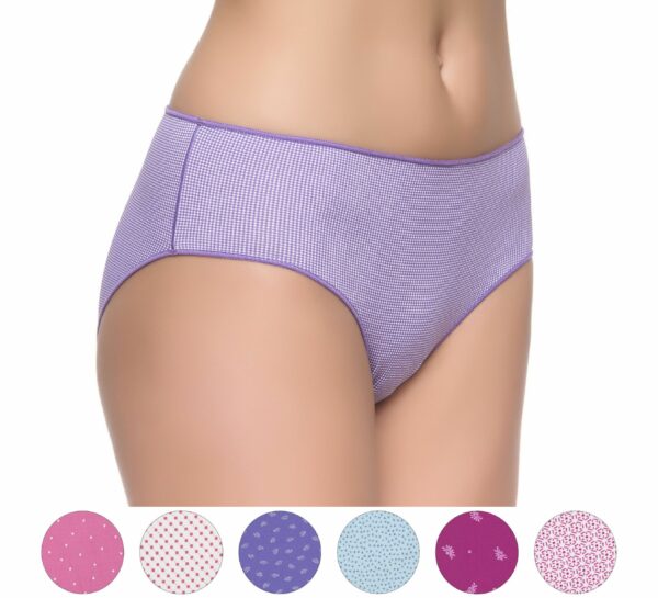 Braga midi de poliamida Naiara 985 estampados surtidos (pack de 6 o de 12)