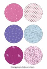 Braga midi de poliamida Naiara 985 estampados surtidos (pack de 6 o de 12)