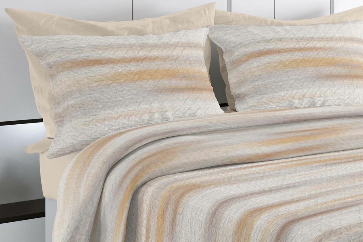 Colcha bouti estampada Polo-Polo Man beige