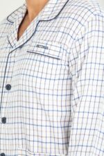 Pijama hombre invierno tela algodón 100 % abierto
