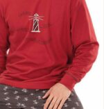 Pijama hombre invierno cuello redondo