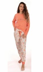 Pijama mujer cuello redondo