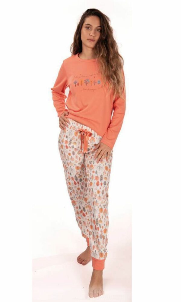 Pijama mujer cuello redondo