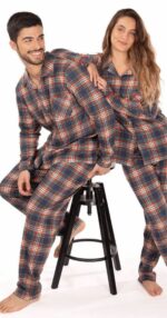 Pijama mujer invierno chaqueta abierta