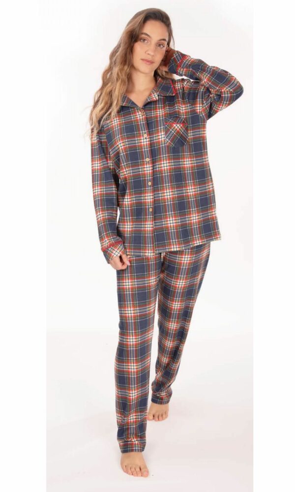 Pijama mujer invierno chaqueta abierta