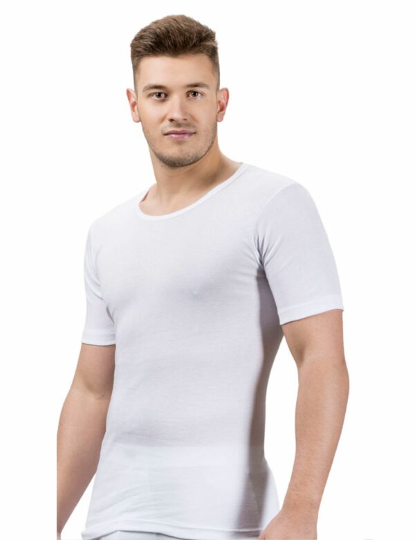 Camiseta de algodón 100 % manga corta Map 7340 (pack de 2 o de 6)