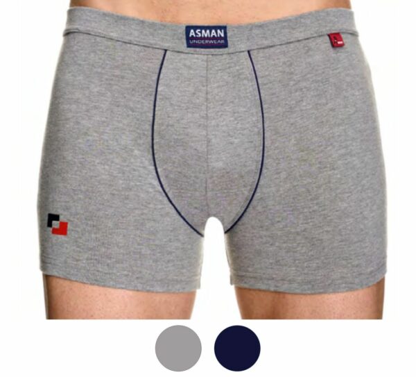 Bóxer de algodón Asman 339 (pack de 2 o de 12)