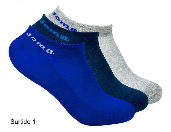 Calcetines de algodón invisibles Joma JS201807I (pack de 3 o de 18)