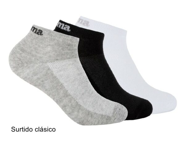 Calcetines de algodón tobilleros Joma JS9923 (pack de 3 o de 18)