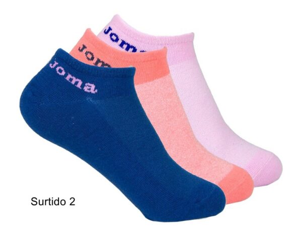 Calcetines de algodón invisibles Joma JS201706I (pack de 3 o de 18)