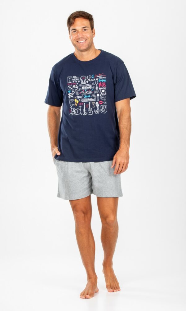 Pijama hombre verano pantalón corto