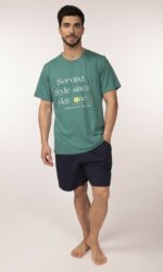 Pijama hombre verano pantalón corto